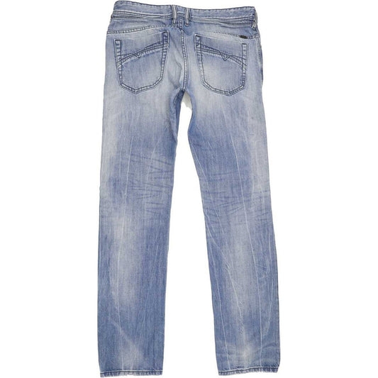 Diesel Iakop Men Blue Tapered Slim Jeans W32 L34