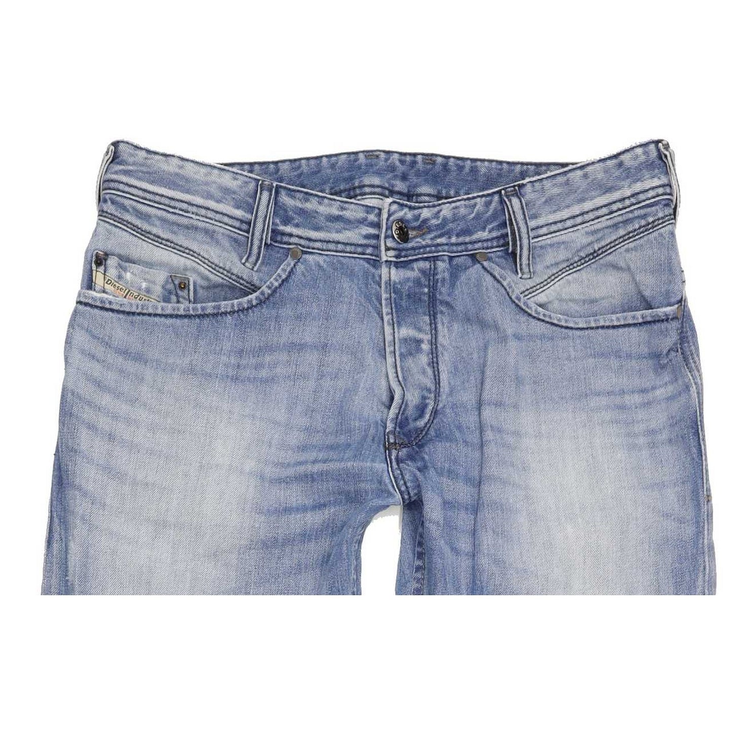 Diesel Iakop Men Blue Tapered Slim Jeans W32 L34