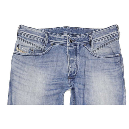 Diesel Iakop Men Blue Tapered Slim Jeans W32 L34