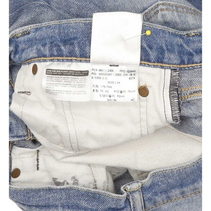 Levi's 511 Men Blue Straight Slim Stretch Jeans W30 L32