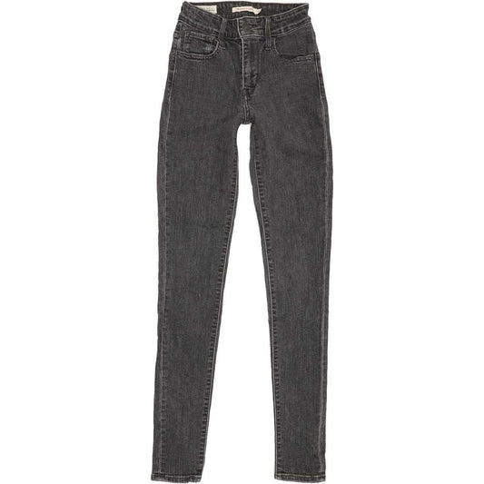 Levi's 721 High Rise Women Charcoal Skinny Stretch Jeans W23 L30