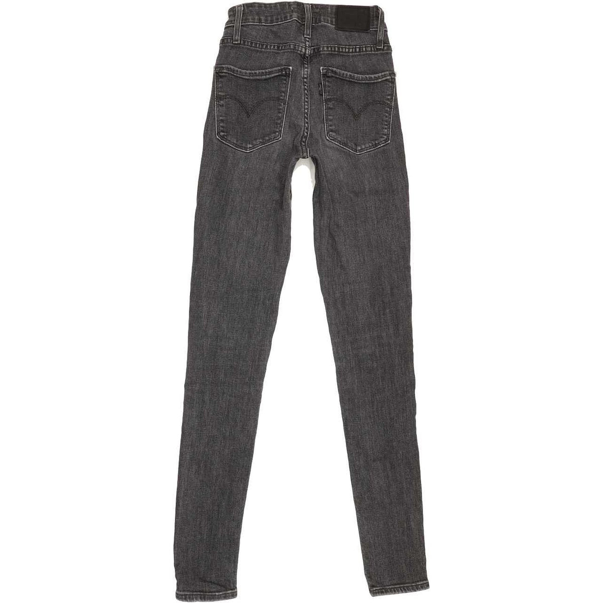 Levi's 721 High Rise Women Charcoal Skinny Stretch Jeans W23 L30