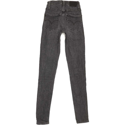 Levi's 721 High Rise Women Charcoal Skinny Stretch Jeans W23 L30