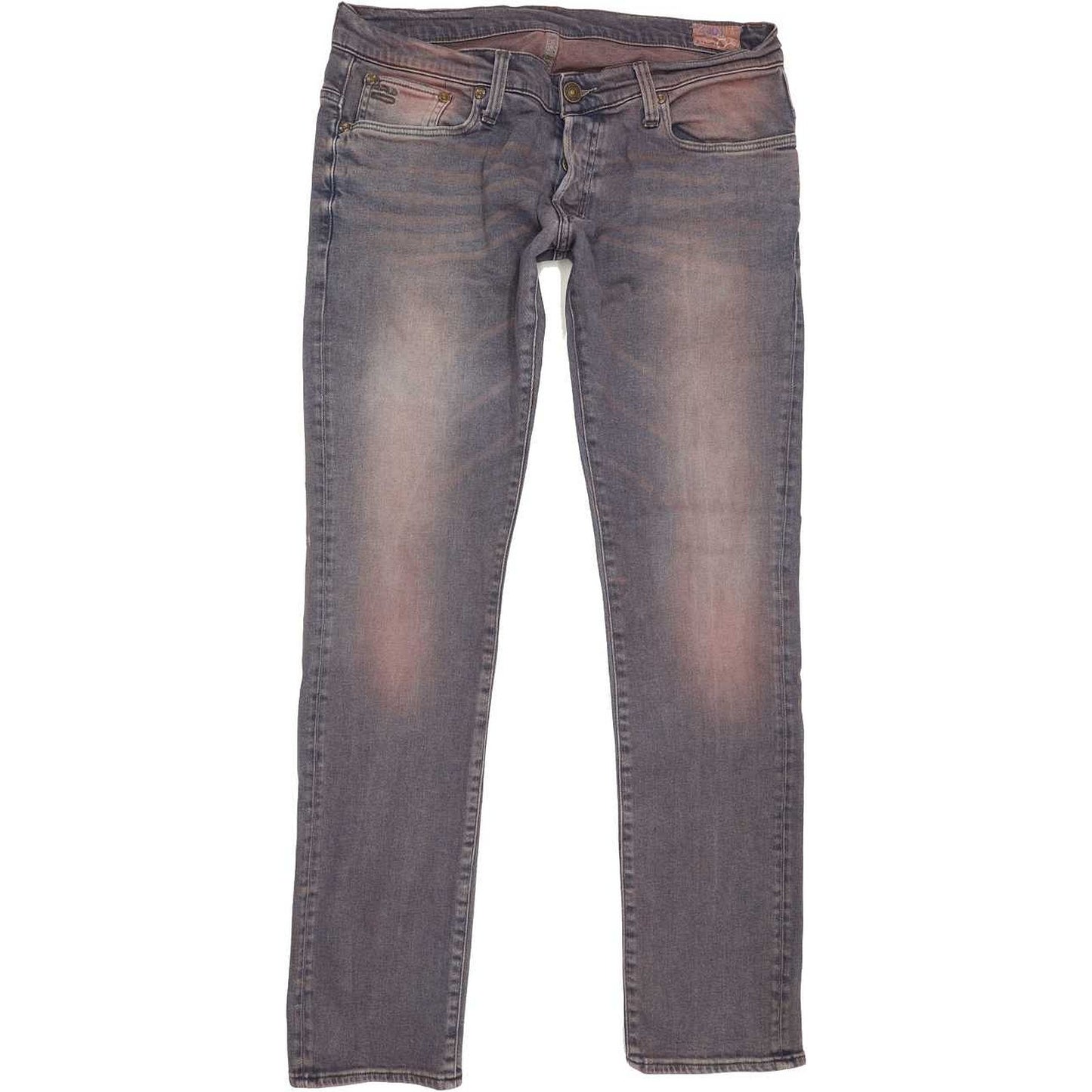 G-Star 3301 Women Blue Straight Slim Jeans W30 L31