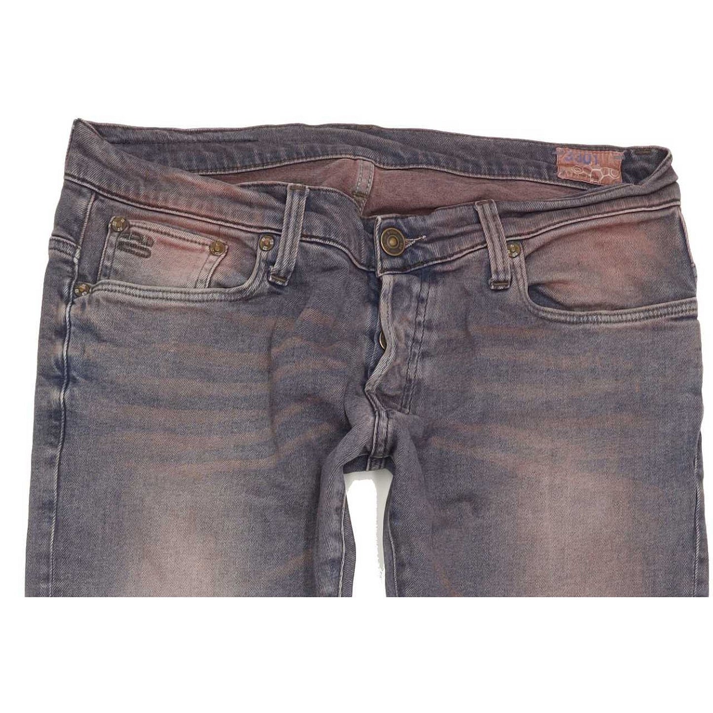 G-Star 3301 Women Blue Straight Slim Jeans W30 L31