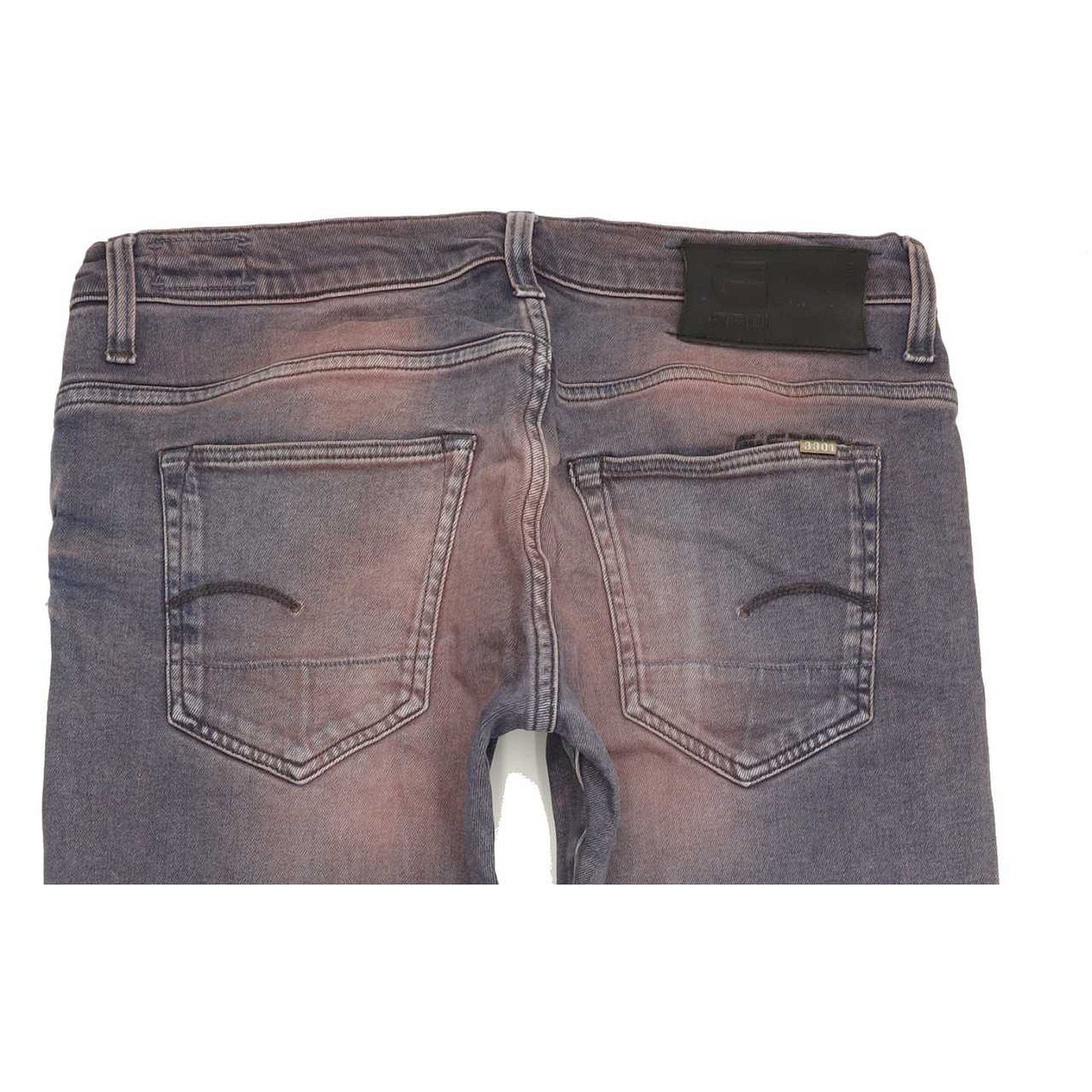 G-Star 3301 Women Blue Straight Slim Jeans W30 L31