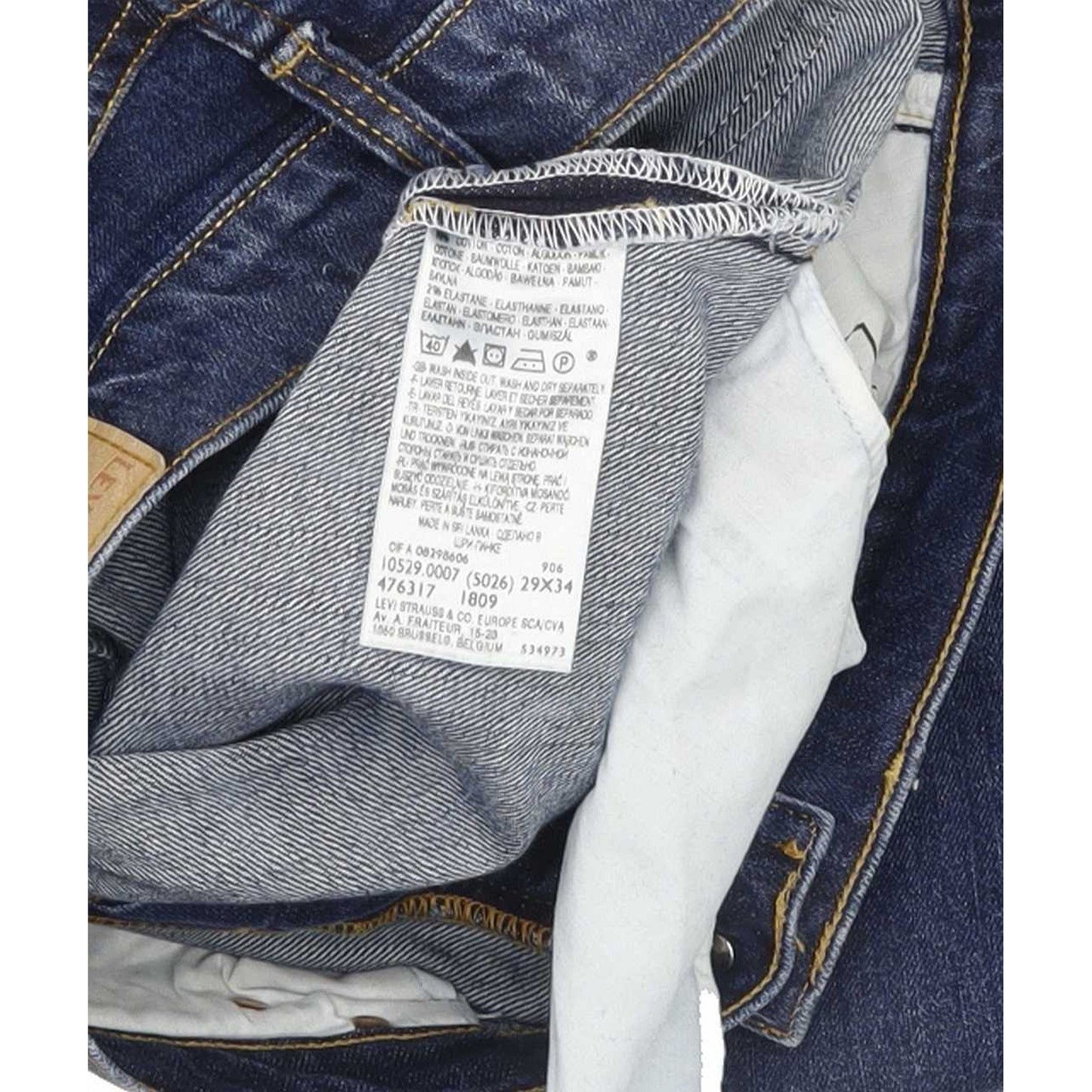 Levi's 476 Women Blue Bootcut Regular Stretch Jeans W29 L31