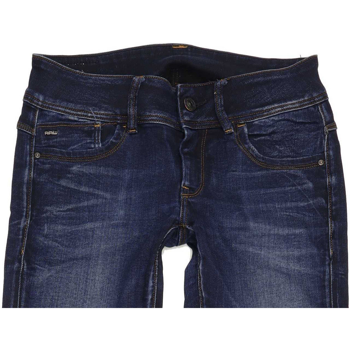 Wrangler Lynn Mid Women Blue Skinny Slim Stretch Jeans W28 L34