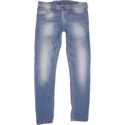 Diesel Tepphar Men Blue Tapered Slim Stretch Jeans W33 L32
