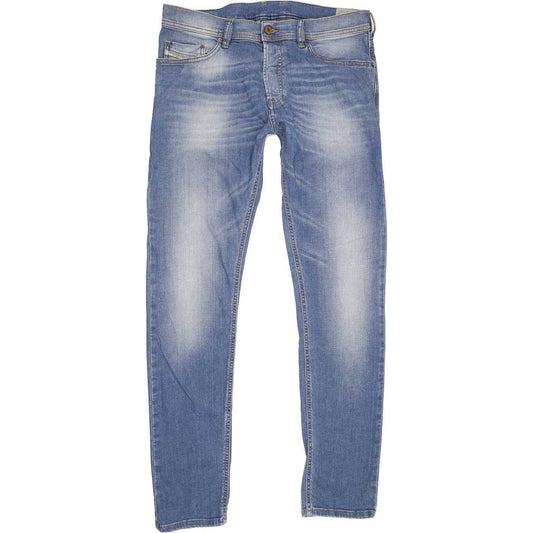 Diesel Tepphar Men Blue Tapered Slim Stretch Jeans W33 L32