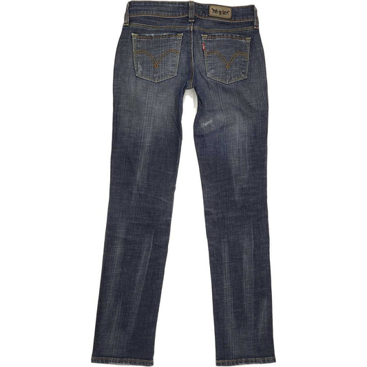 Levi's 571 Women Blue Straight Slim Jeans W26 L31
