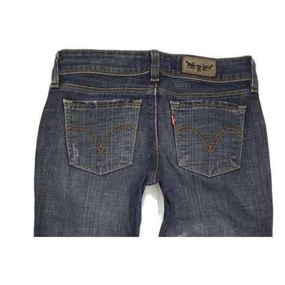 Levi's 571 Women Blue Straight Slim Jeans W26 L31