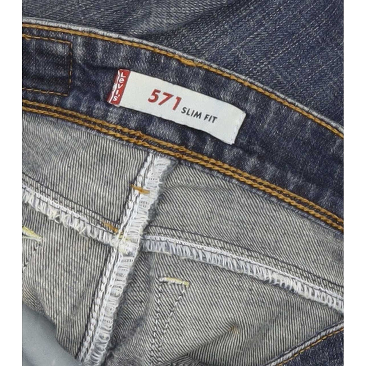 Levi's 571 Women Blue Straight Slim Jeans W26 L31