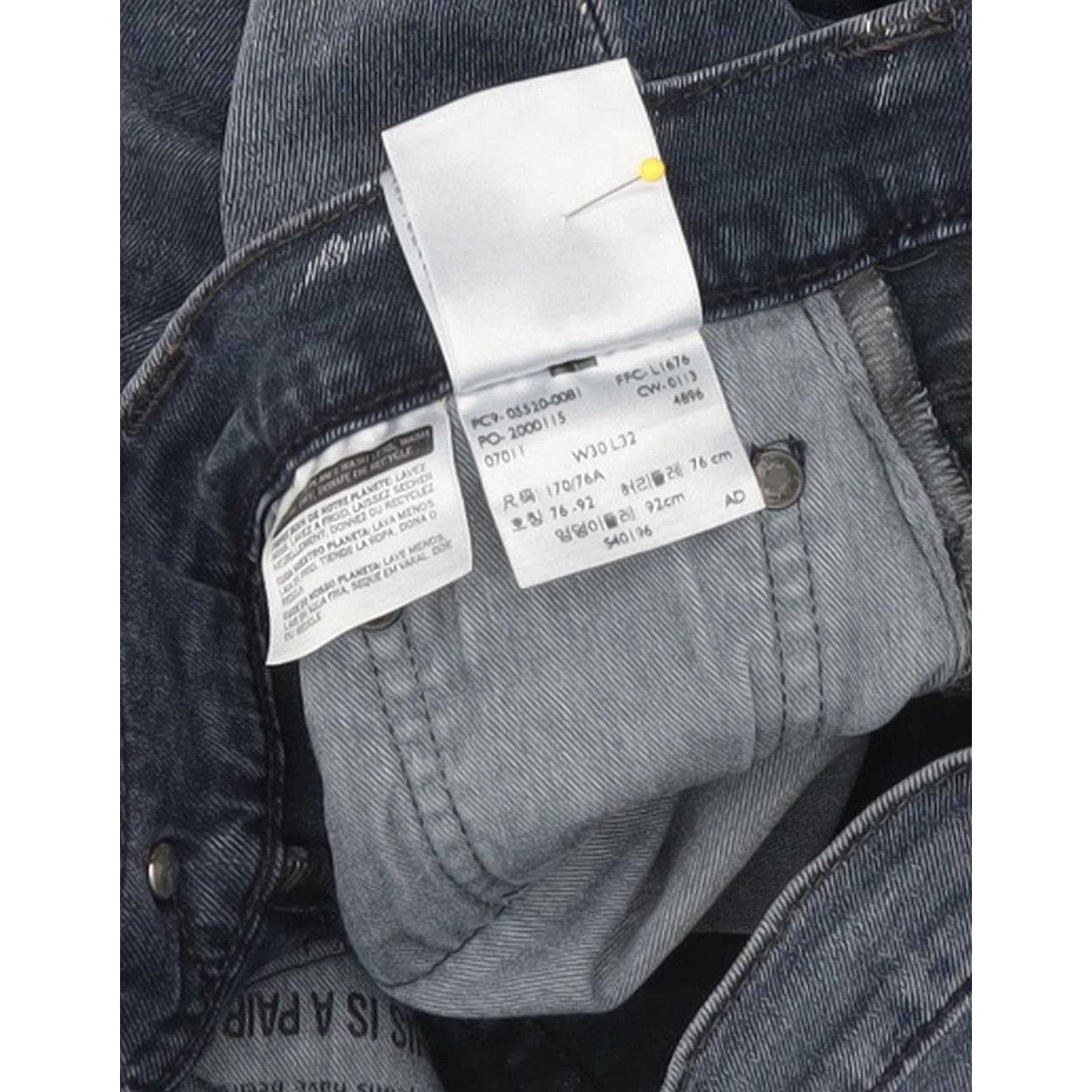 Levi's 520 Men Blue Tapered Slim Stretch Jeans W31 L31