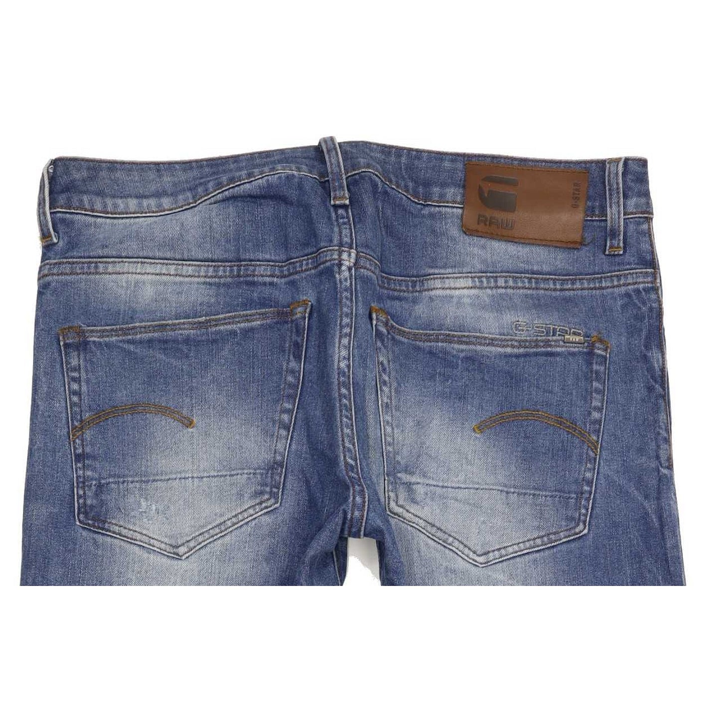 G-Star 3301 Men Blue Straight Regular Stretch Jeans W33 L31