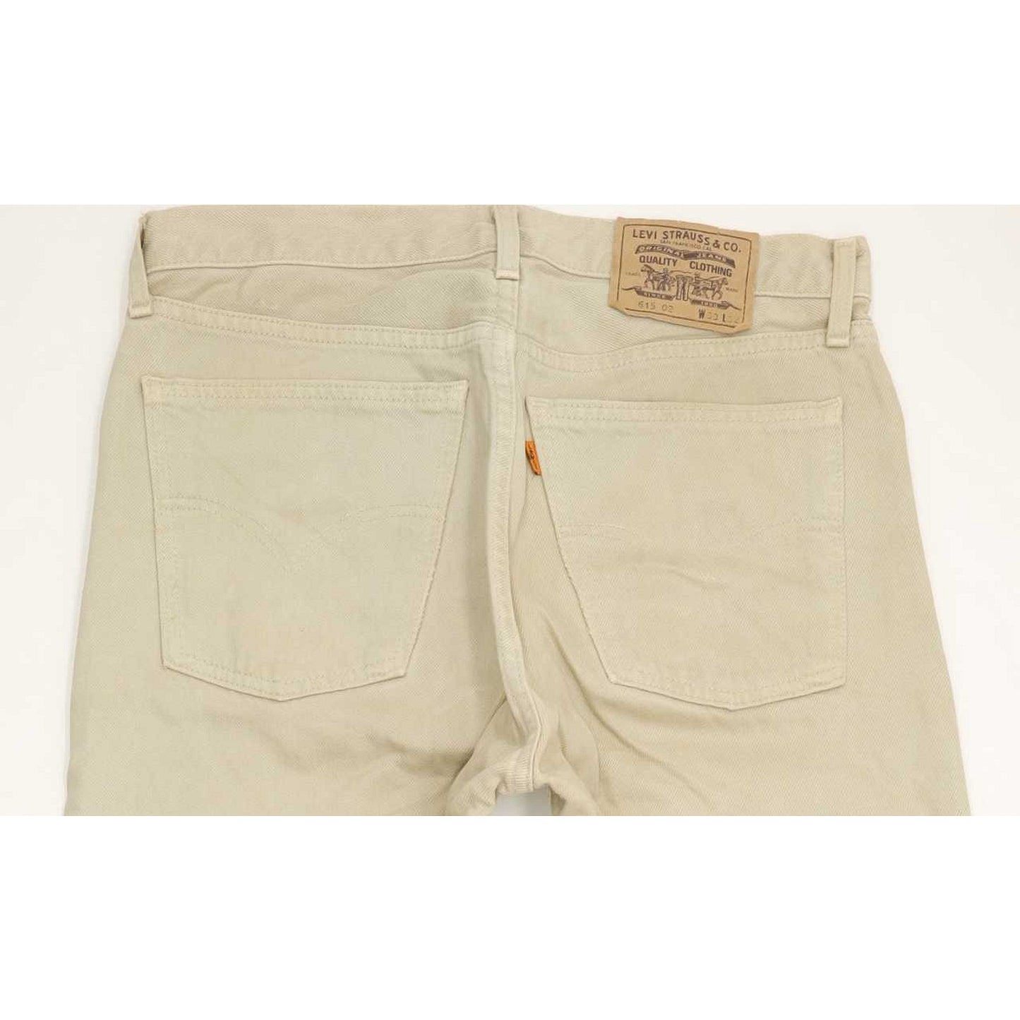 Levi's 615 Men Beige Straight Regular Jeans W33 L32
