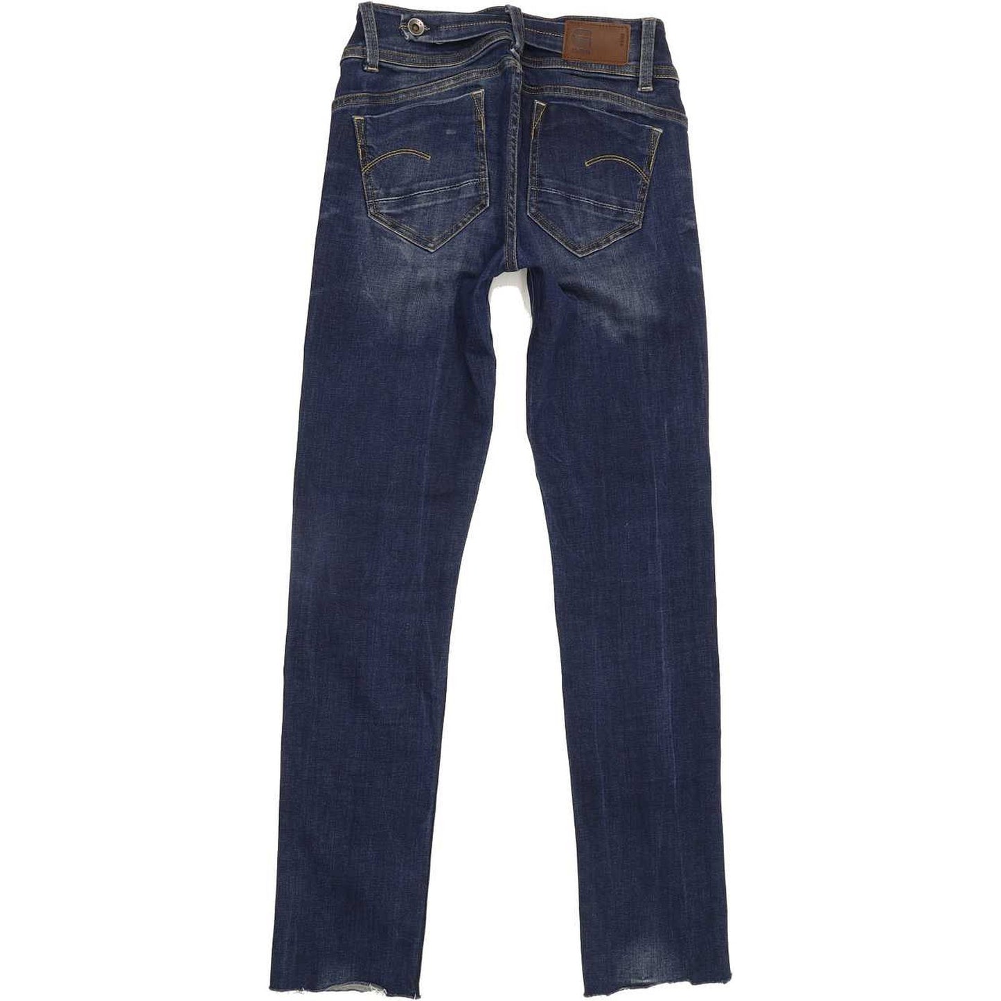 G-Star Midge Saddle Women Blue Straight Regular Stretch Jeans W25 L28