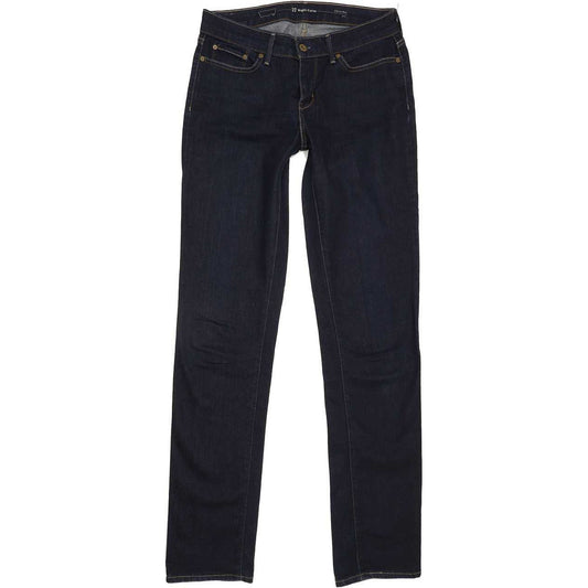 Levi's Slight Curve Women Navy Straight Classic Stretch Jeans W27 L33