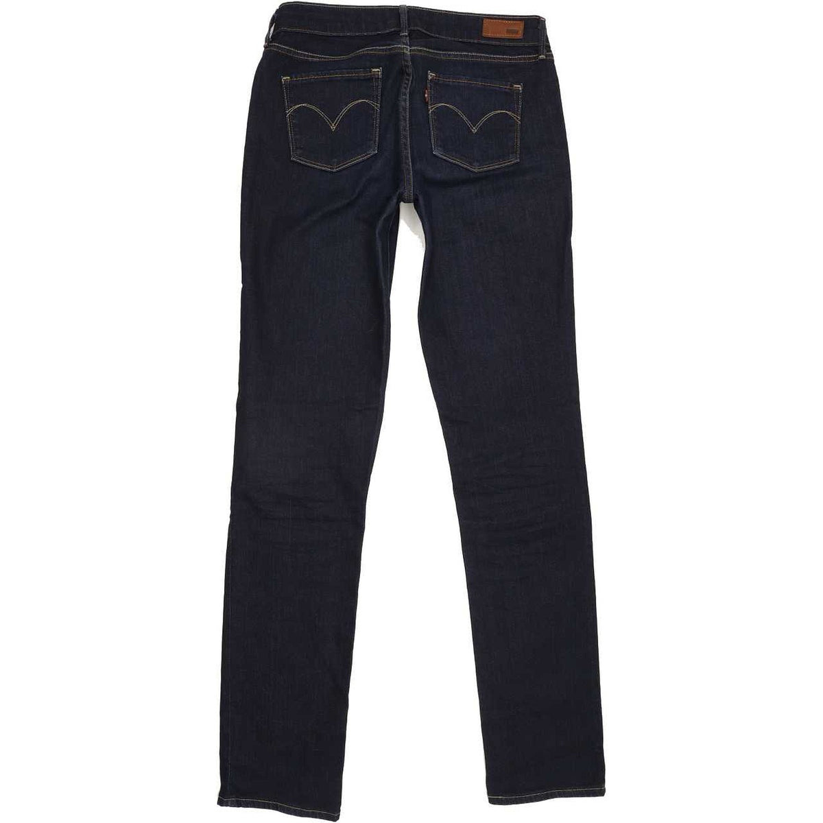 Levi's Slight Curve Women Navy Straight Classic Stretch Jeans W27 L33
