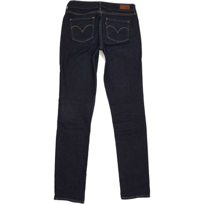 Levi's Slight Curve Women Navy Straight Classic Stretch Jeans W27 L33