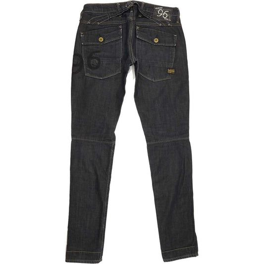 G-Star 3301 Men Navy Tapered Slim Jeans W29 L34