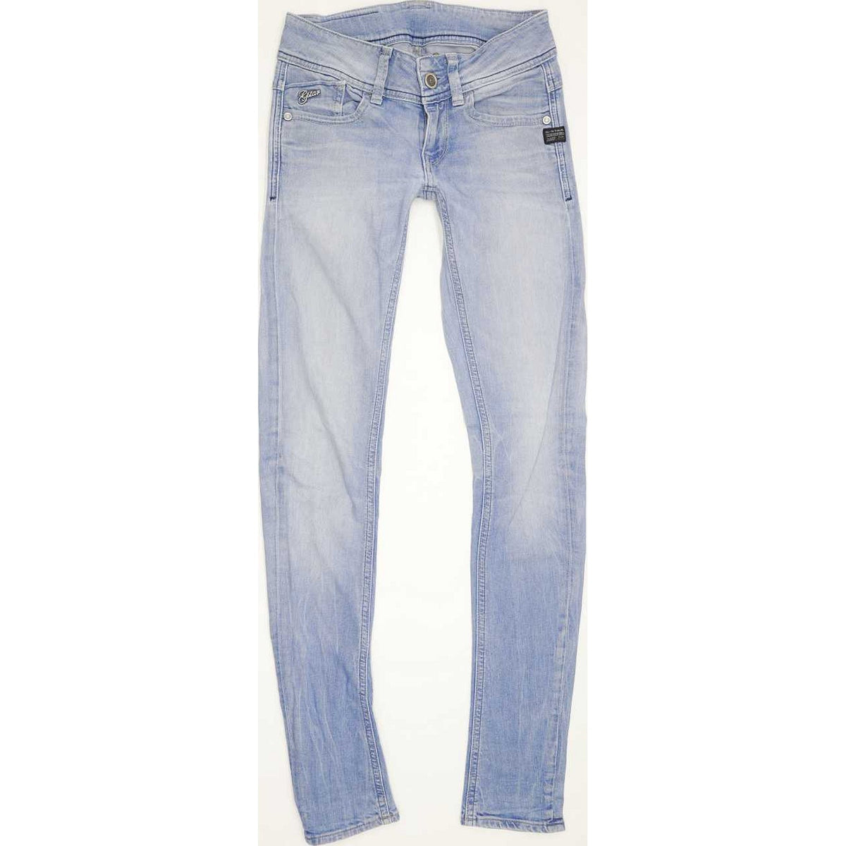 G-Star Lynn Women Blue Skinny Slim Stretch Jeans W25 L32