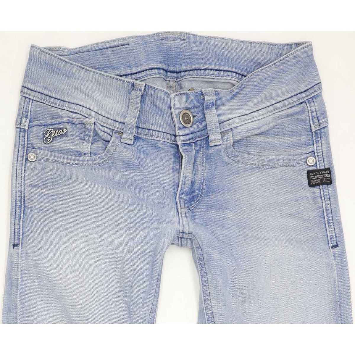 G-Star Lynn Women Blue Skinny Slim Stretch Jeans W25 L32
