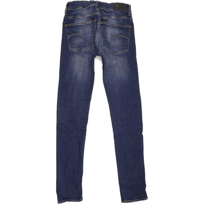 G-Star 3301 Raw Kids Blue Skinny Regular Stretch Jeans W24 L30