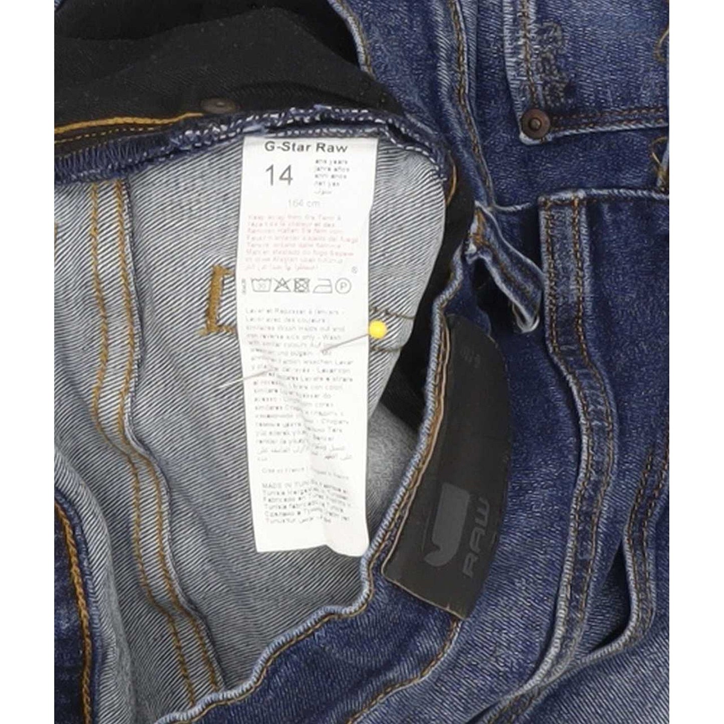 G-Star 3301 Raw Kids Blue Skinny Regular Stretch Jeans W24 L30