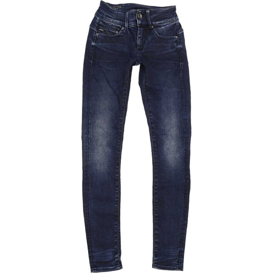 G-Star Midge Cody Mid Women Blue Skinny Slim Stretch Jeans W25 L32