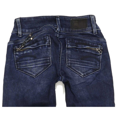 G-Star Midge Cody Mid Women Blue Skinny Slim Stretch Jeans W25 L32