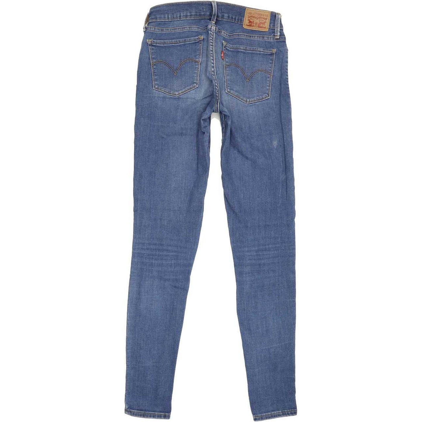 Levi's 710 Super Women Blue Skinny Regular Stretch Jeans W28 L32