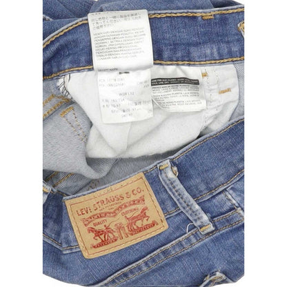 Levi's 710 Super Women Blue Skinny Regular Stretch Jeans W28 L32