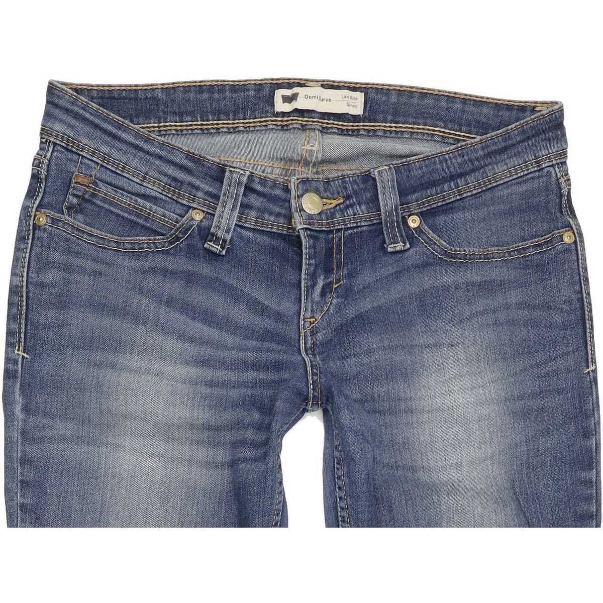 Levi's Demi Curve Women Blue Skinny Slim Stretch Jeans W28 L32