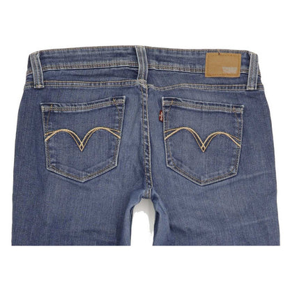 Levi's Demi Curve Women Blue Skinny Slim Stretch Jeans W28 L32