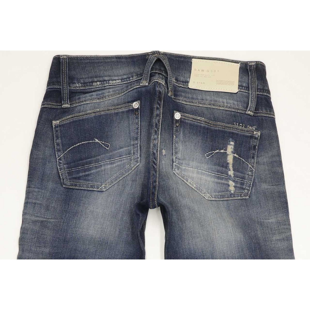 G-Star Lynn Women Blue Skinny Slim Stretch Jeans W25 L31