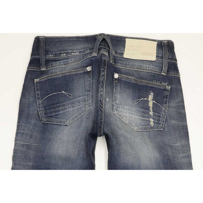 G-Star Lynn Women Blue Skinny Slim Stretch Jeans W25 L31