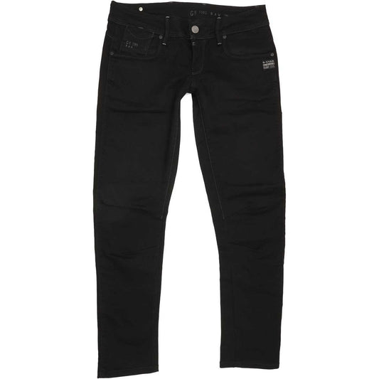 G-Star Fender Women Black Skinny Slim Jeans W29 L28