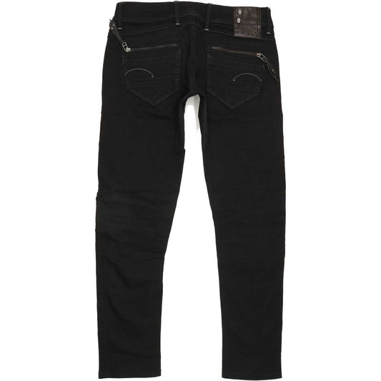 G-Star Fender Women Black Skinny Slim Jeans W29 L28