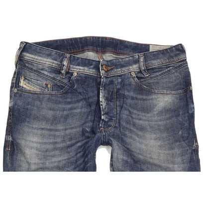 Diesel Iakop Men Blue Tapered Slim Stretch Jeans W30 L31