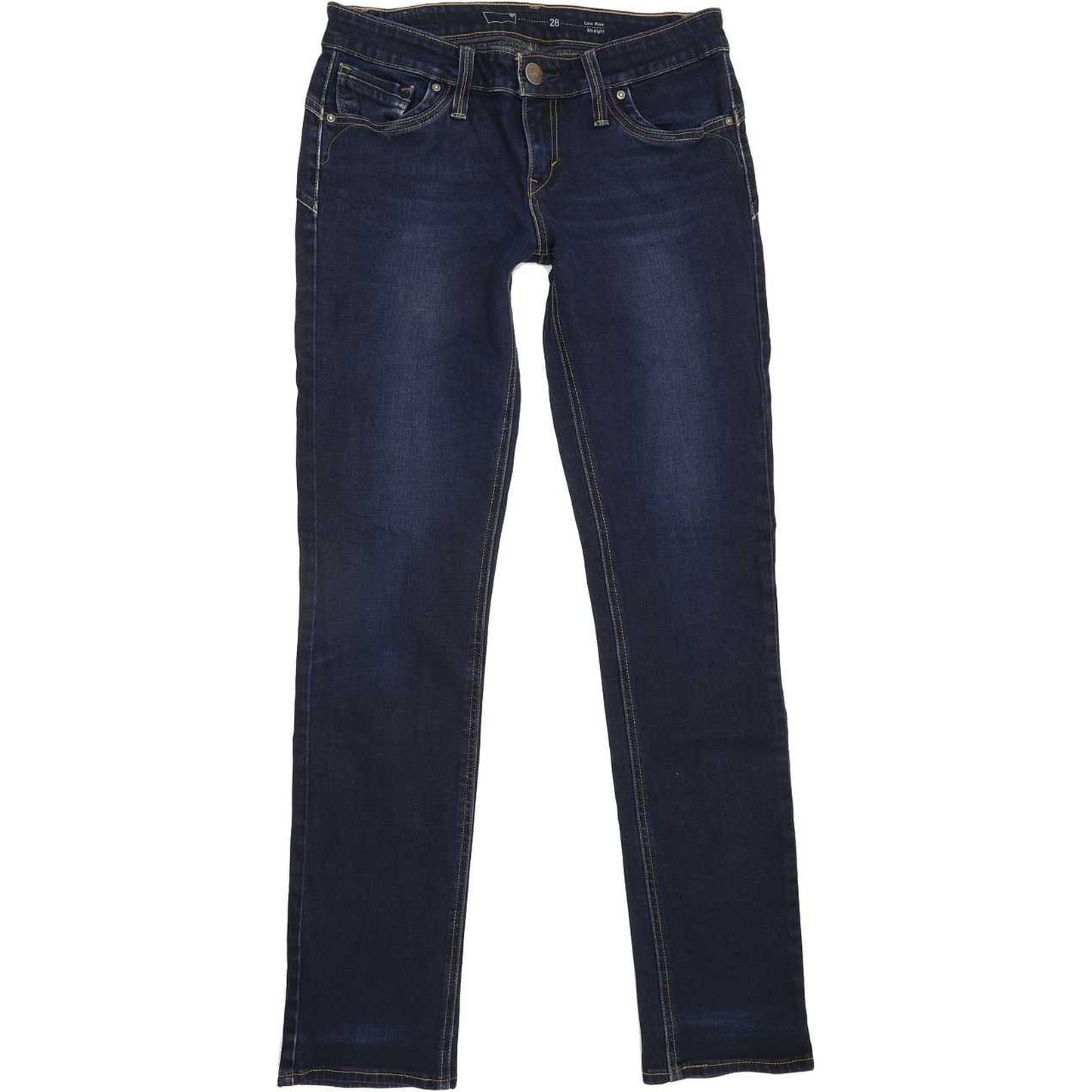 Levi's Women Blue Straight Slim Jeans W28 L31
