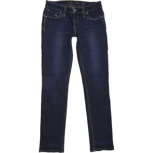 Levi's Women Blue Straight Slim Jeans W28 L31