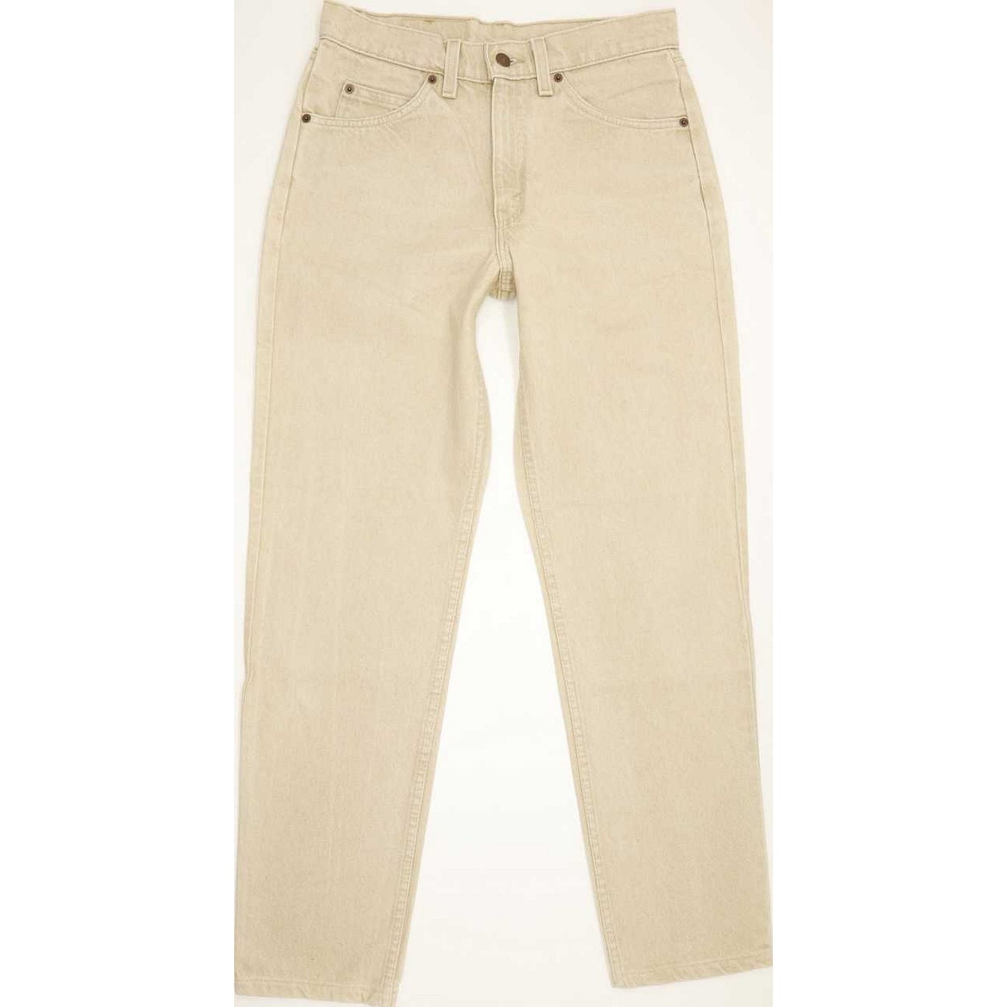 Levi's 550 Made in USA Beige Tapered Relaxed Mom Jeans High Waisted W31 L31