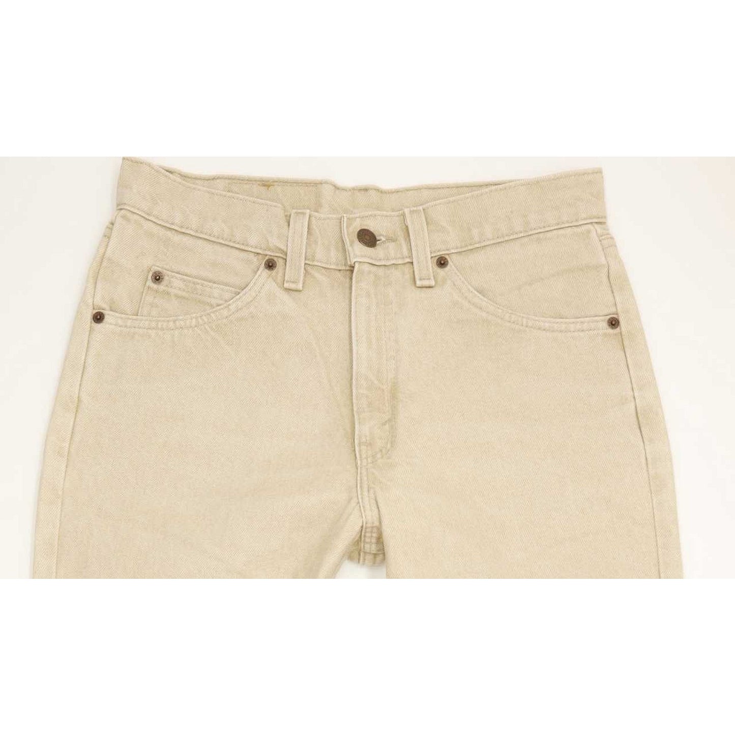 Levi's 550 Made in USA Beige Tapered Relaxed Mom Jeans High Waisted W31 L31