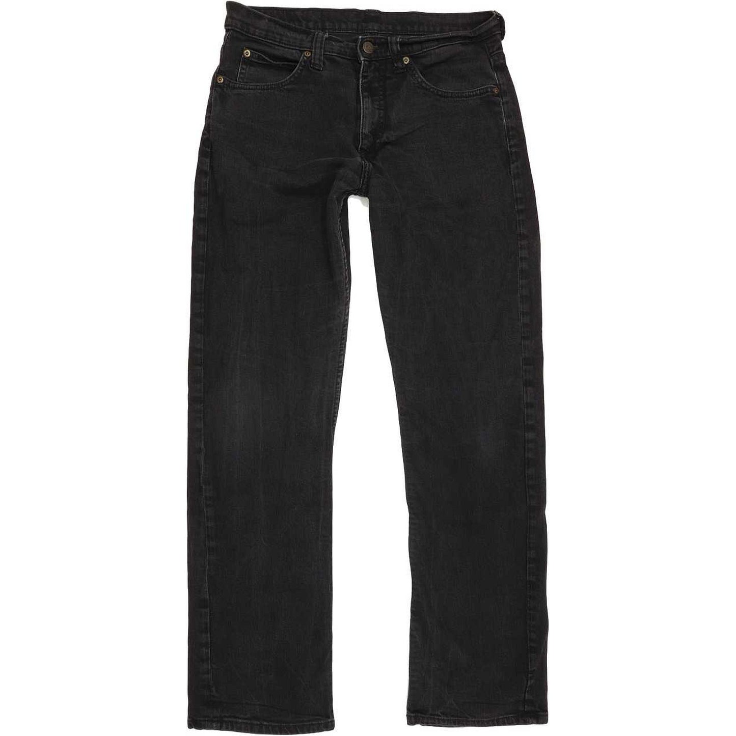 Lee Rodeo Men Black Straight Regular Jeans W32 L31