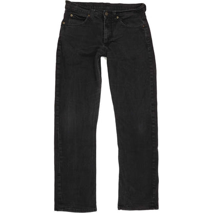 Lee Rodeo Men Black Straight Regular Jeans W32 L31