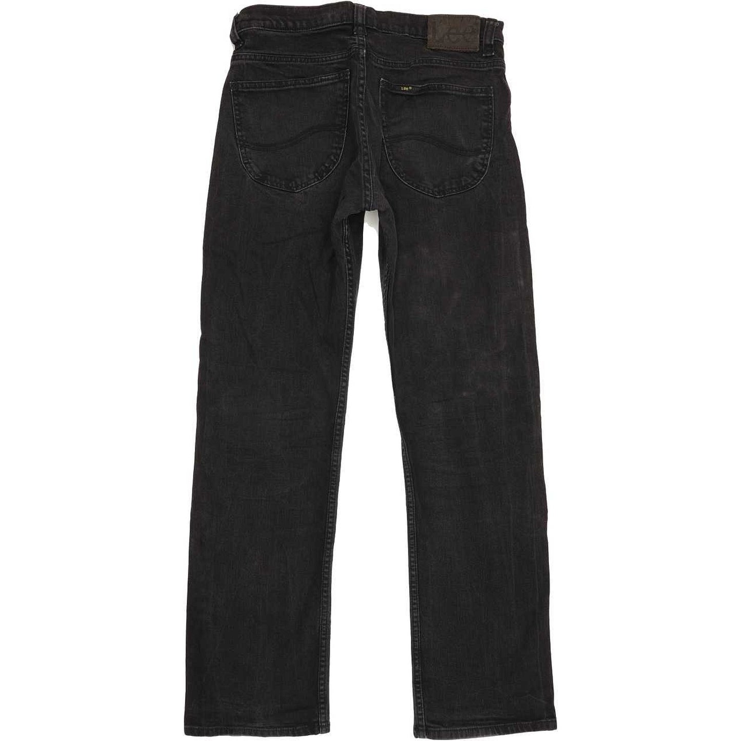 Lee Rodeo Men Black Straight Regular Jeans W32 L31