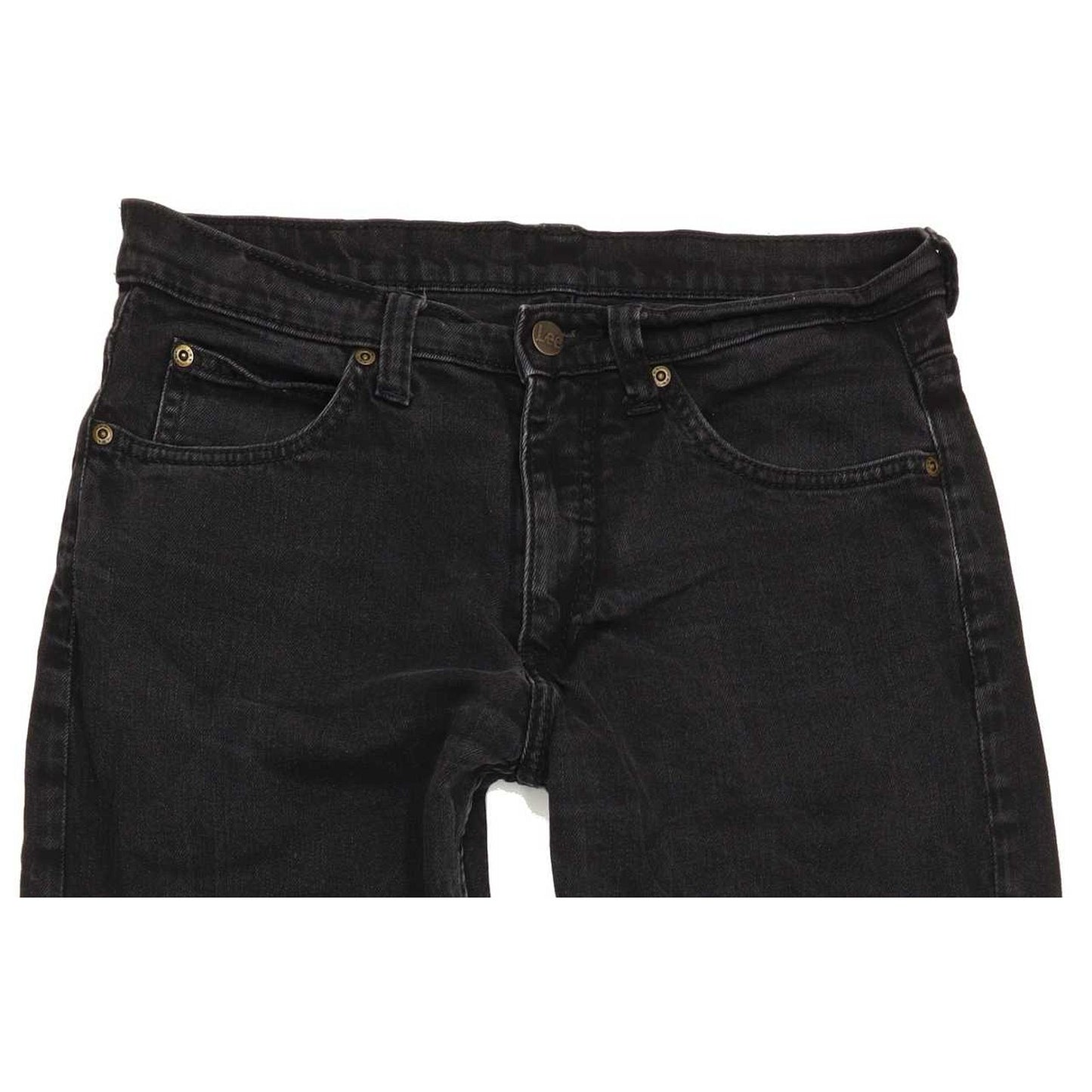 Lee Rodeo Men Black Straight Regular Jeans W32 L31