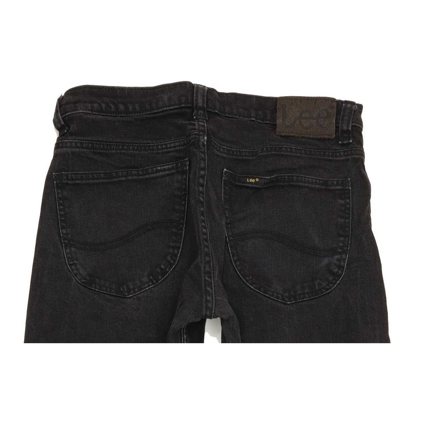 Lee Rodeo Men Black Straight Regular Jeans W32 L31