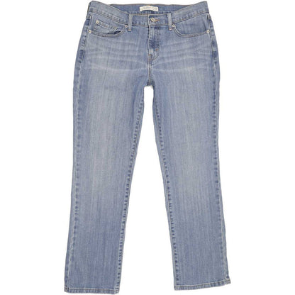Levi's 505 Women Blue Straight Regular Stretch Jeans W32 L29